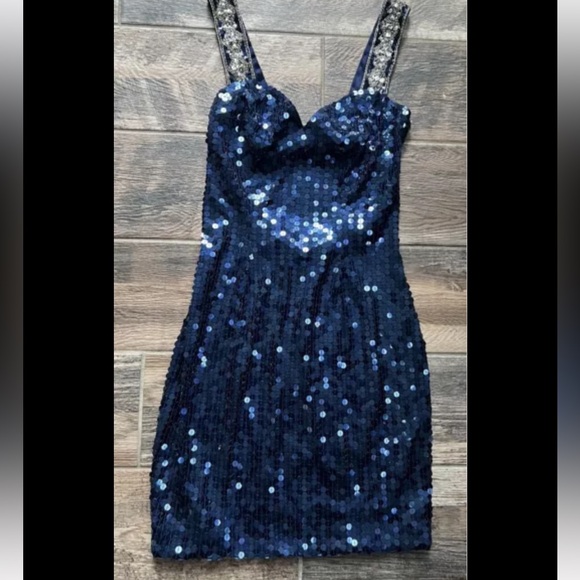 Niteline Sequin Dress Vintage - Picture 4 of 5